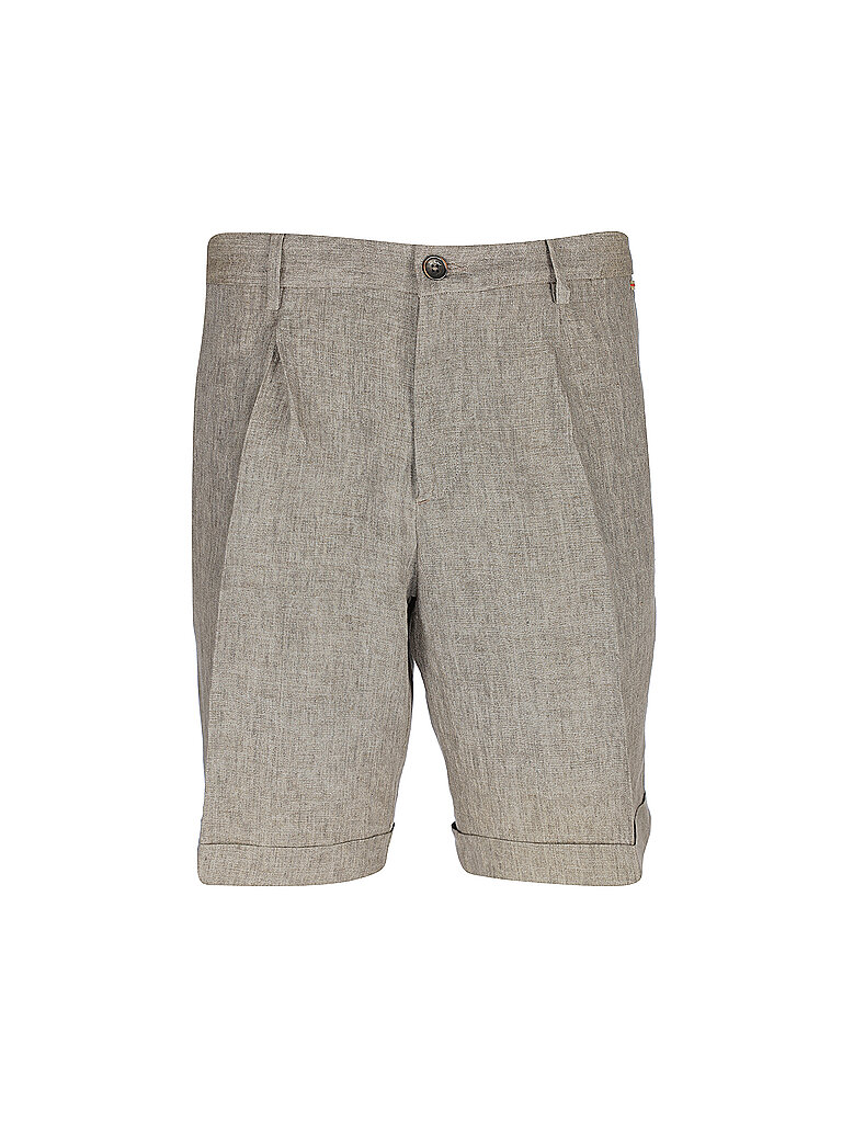 LUIS TRENKER Leinenhose Bermuda Lubartl braun | 52